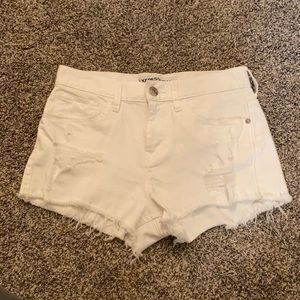 Never worn! Express size 2 shorts with tears.